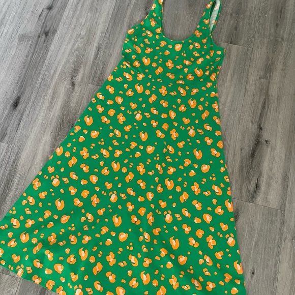 Tabitha Brown for Target Green Sundress Sleeveless Scoop Neck Midi - Picture 6 of 7